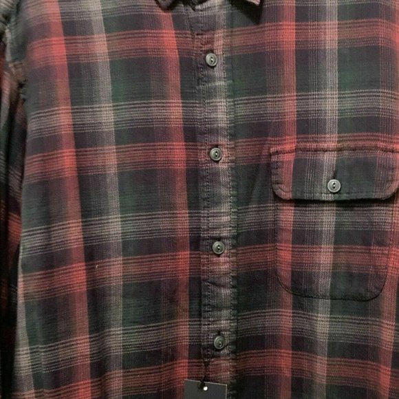 Cotton Flannel Cremieux shirt mens large flannel button up NWT - Picture 1 of 7